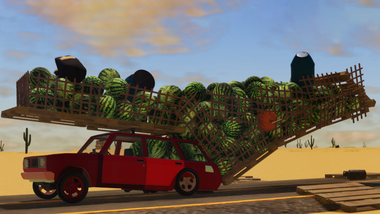 Official A desrt screenshot showing the open desert